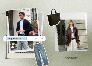 Hombre y mujer con ropa casual